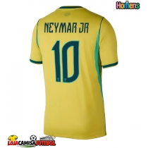 Camisa de Futebol Brasil Neymar Jr #10 Equipamento Principal Mundo 2026 Manga Curta